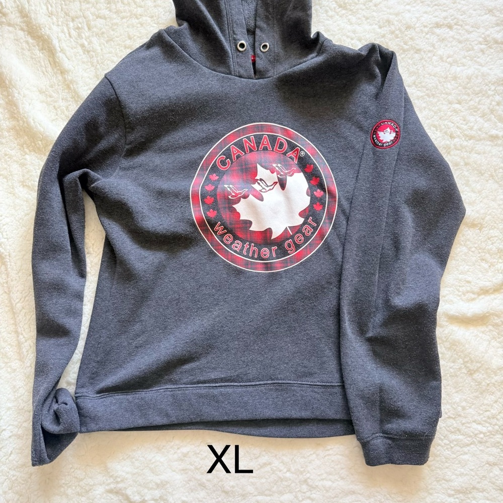 Gray Canada Weather Gear Hoodie
